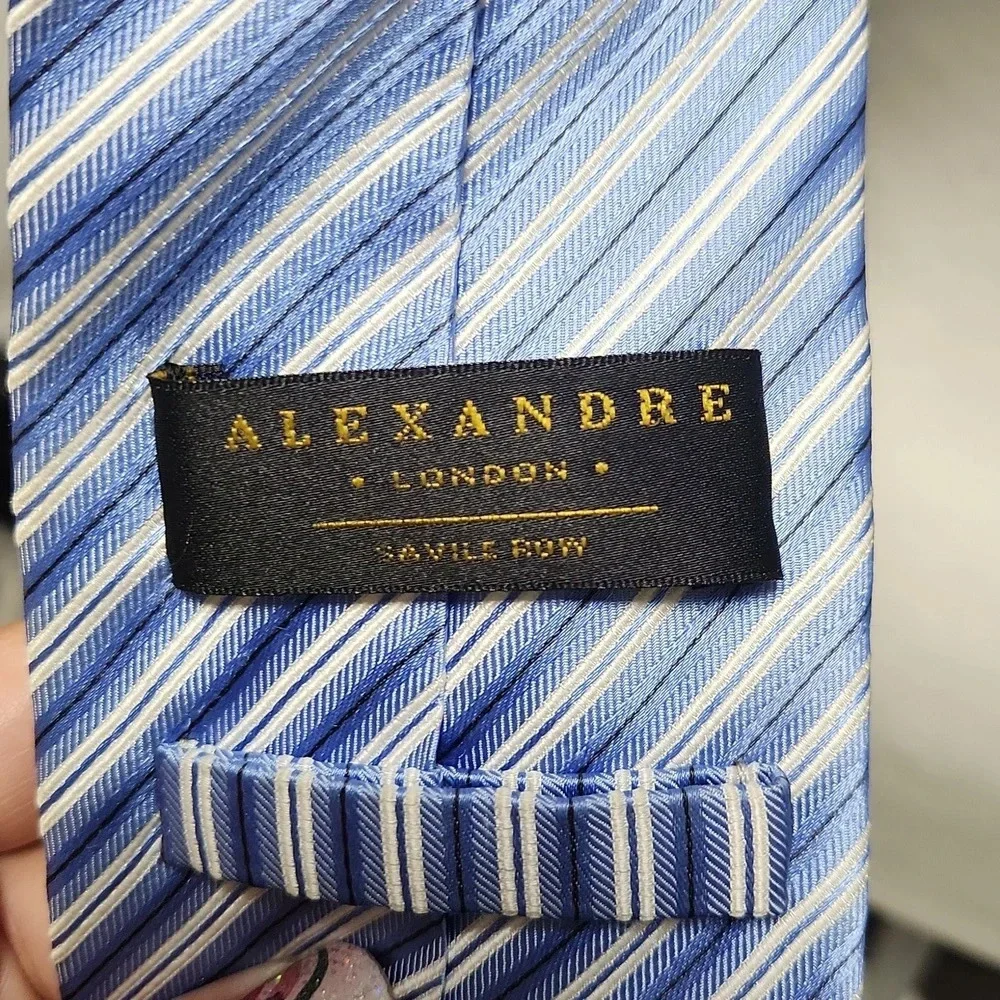 Alexandre London Striped Tie